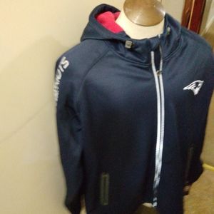 NWT NEW ENGLAND PATRIOTS NFL HOODED ZIPPER JACKET